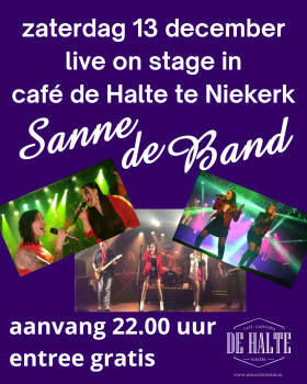 live Sanne de band