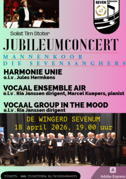 Jubileumconcert  Die Sevensanghers