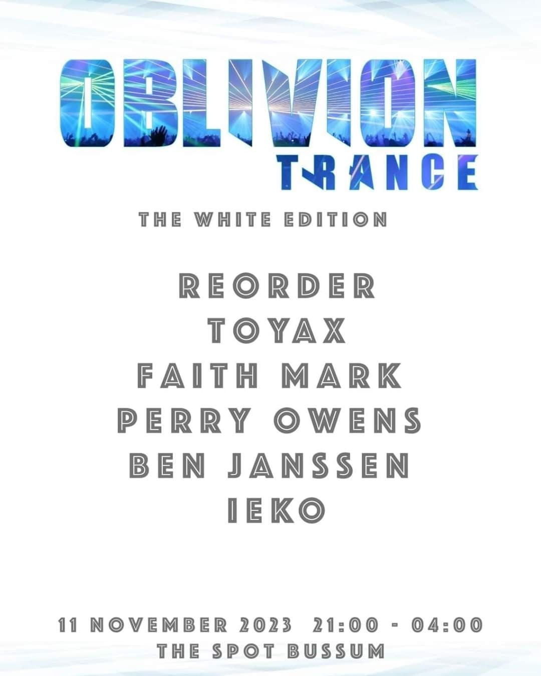 Oblivion Trance The White Edition