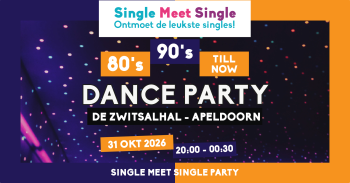 Single Meet Single Party Apeldoorn – 80’s, 90’s, 00’s till now