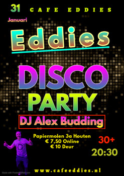 Eddie’s Discoparty met DJ Alex Budding
