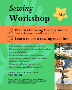 Sewing Workshop Beginner Level