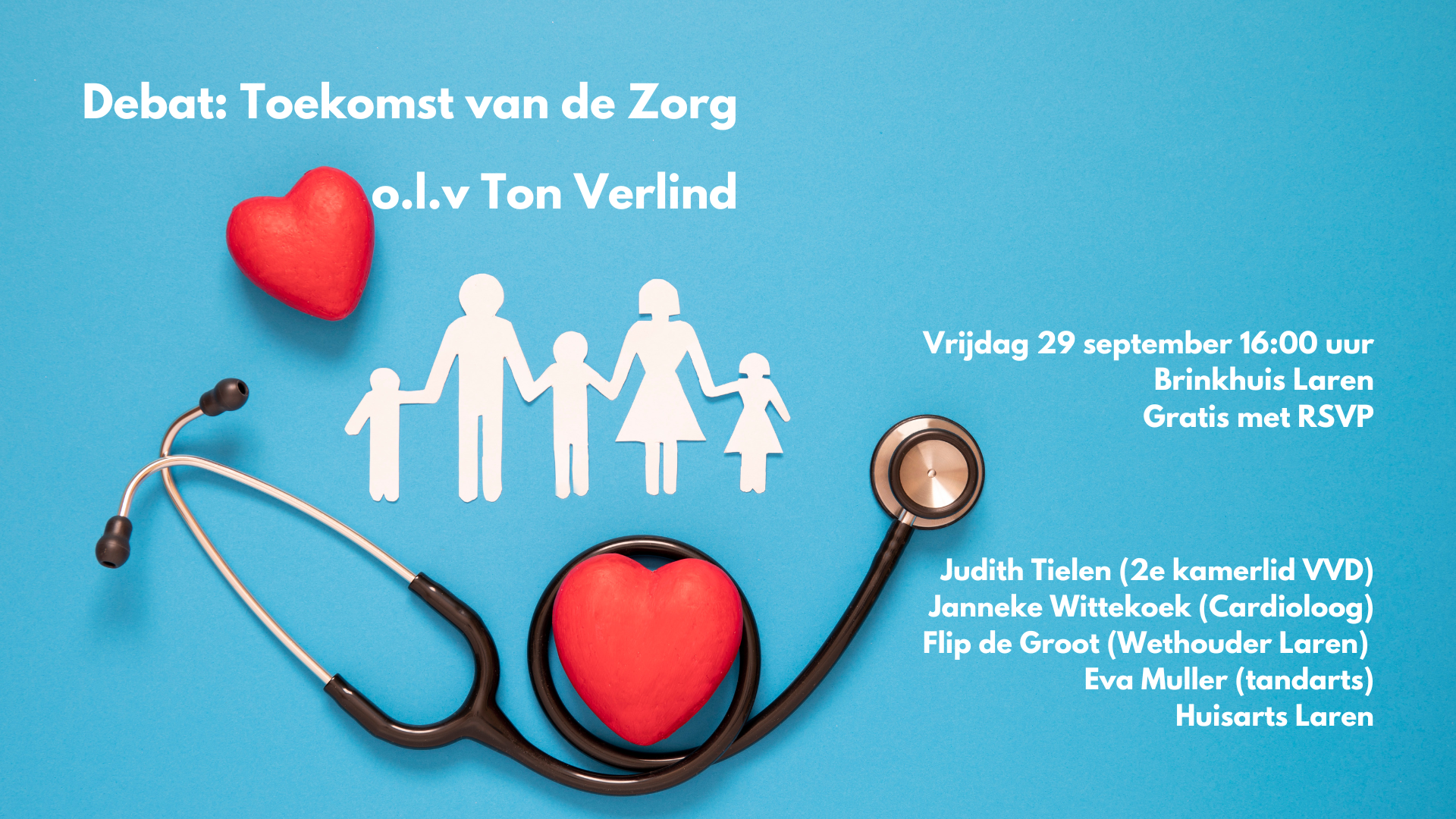 Vitaliteitsweek Laren - Debat olv Ton Verlind
