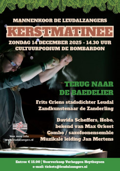 Kerstmatinee “Terug naar de Baedelier” van De Leudalzangers