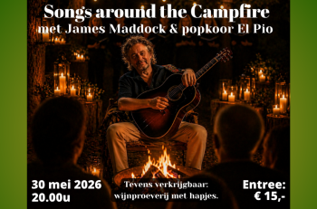 Songs around the Campfire met James Maddock & Popkoor El Pio