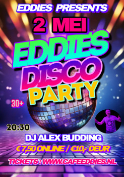 Eddie’s Discoparty met DJ Alex Budding