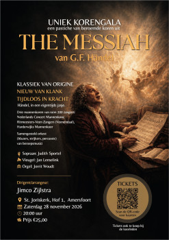 🎶 Première van The Messiah voor vierstemmig mannenkoor