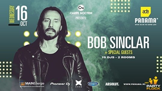 ADE Carpe Noctem Showcase w/ Bob Sinclar