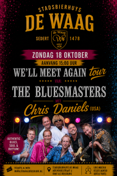 The Bluesmasters met Chris Daniels in De Waag