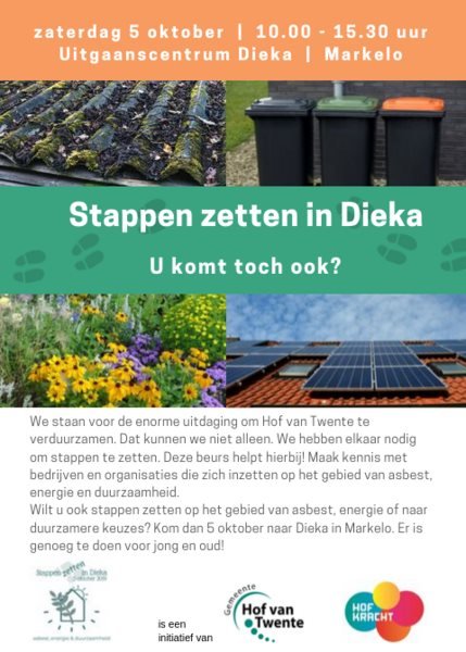 Beurs: Stappen zetten in Dieka