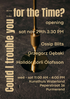 Could I trouble you for the Time?