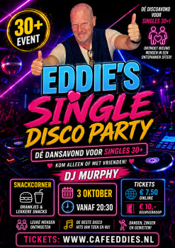 Eddies Single Disco Party met DJ Murphy