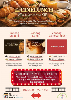 Cinelunch Film nog onbekend