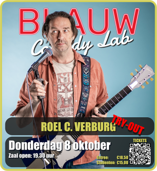Blauw ComedyLab- Cultuurlab- Roel C. Verburg