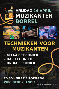 Vrijdag Muzikanten Borrel – VrijMuBo