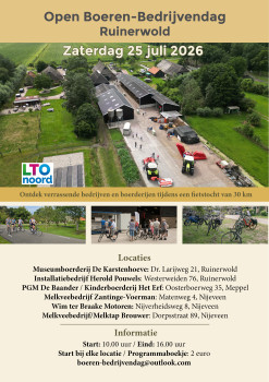 open Boeren-Bedrijvendag Ruinerwold