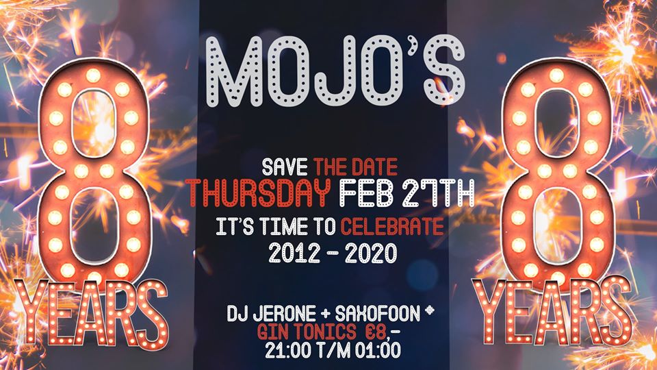 Mojo's Anniversary 8 jaar