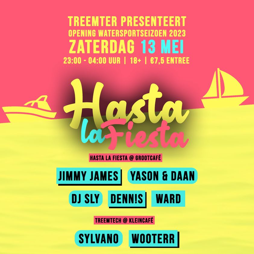 Hasta La Fiรซsta | Afterparty opening watersport seizoen