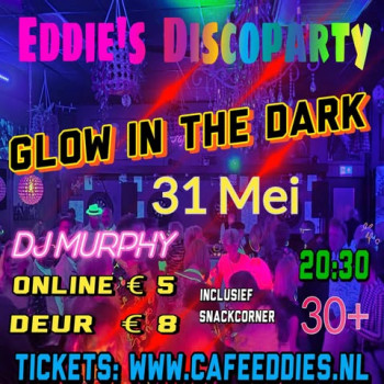 Eddie’s Glow In The Dark Discoparty met DJ Murphy