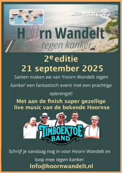 Timboektoeband & "Hoorn wandelt tegen kanker"