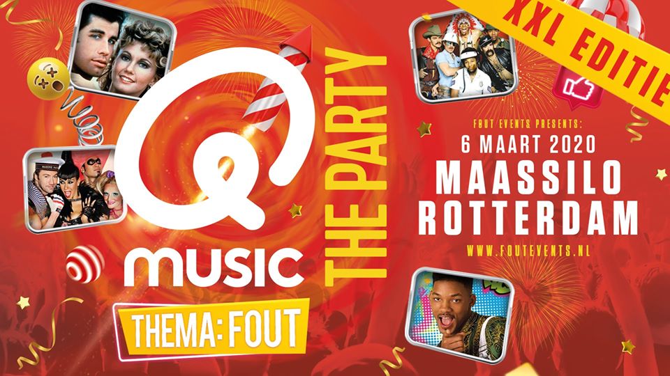 Qmusic the Party FOUT!