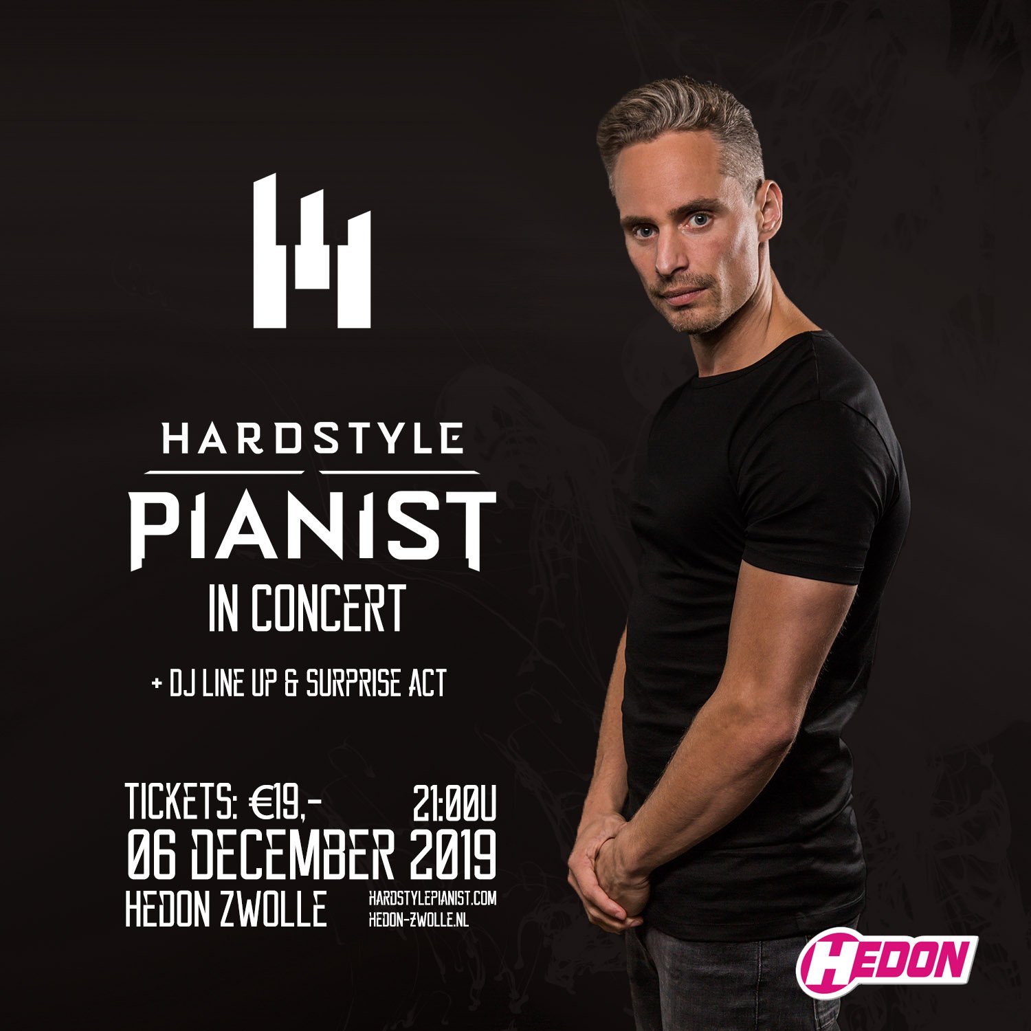 Hardstyle PIanist In Concert - mix van klassiek en dance muziek