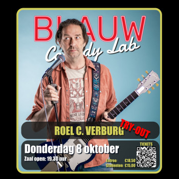 Blauw ComedyLab- Cultuurlab- Roel C. Verburg