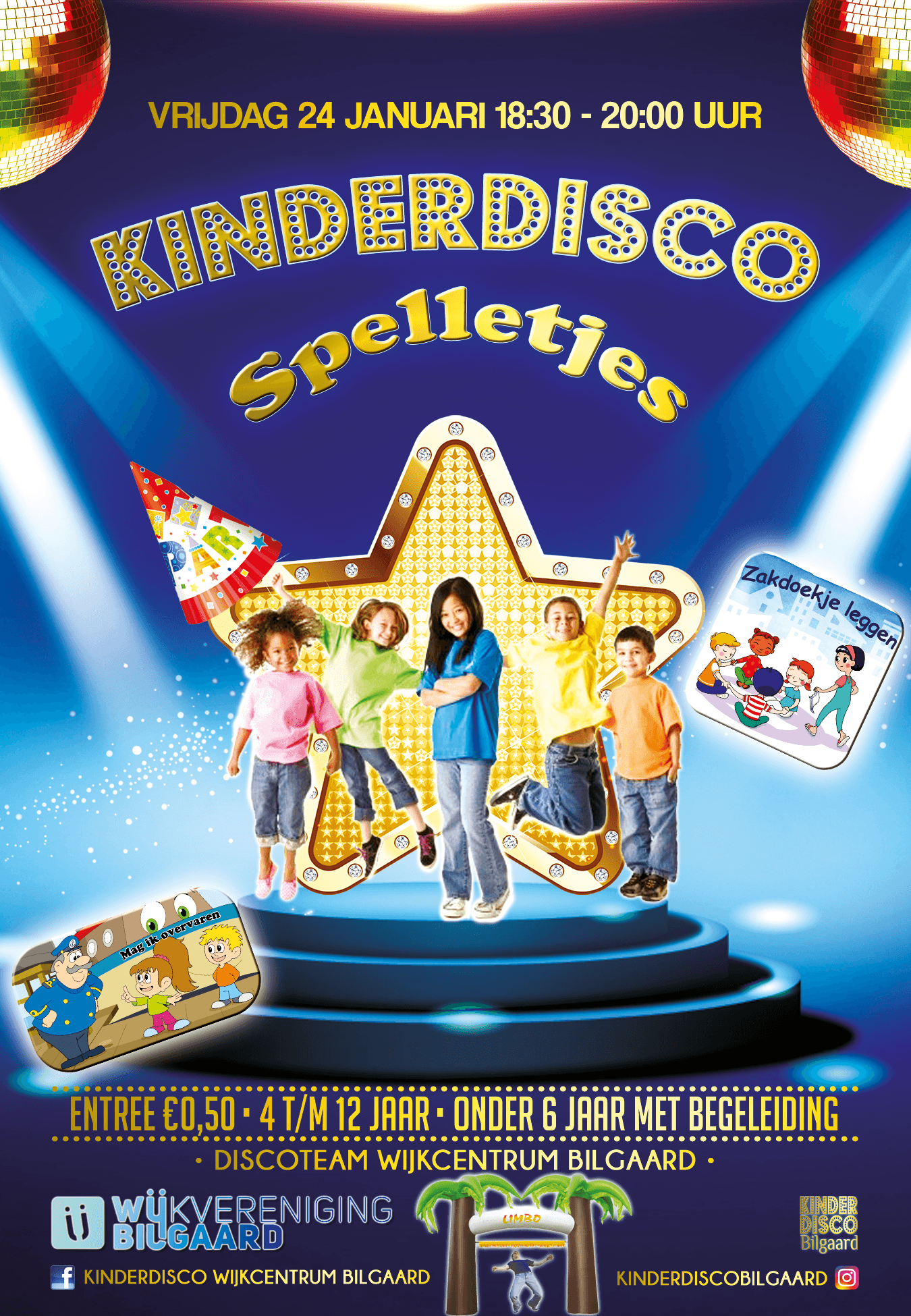 Spelletjes Kinderdisco Bilgaard