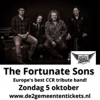 Zondagmiddag LIVE met CCR Coverband: The Fortunate Sons | DJ Sieds
