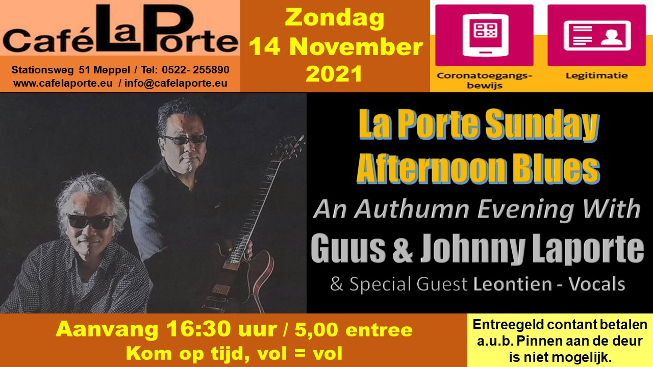 An Evening With Guus & Johnny Laporte