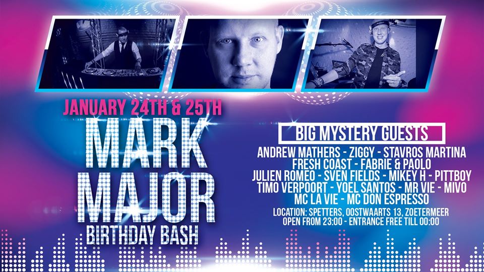 Mark Major Birthday Bash!