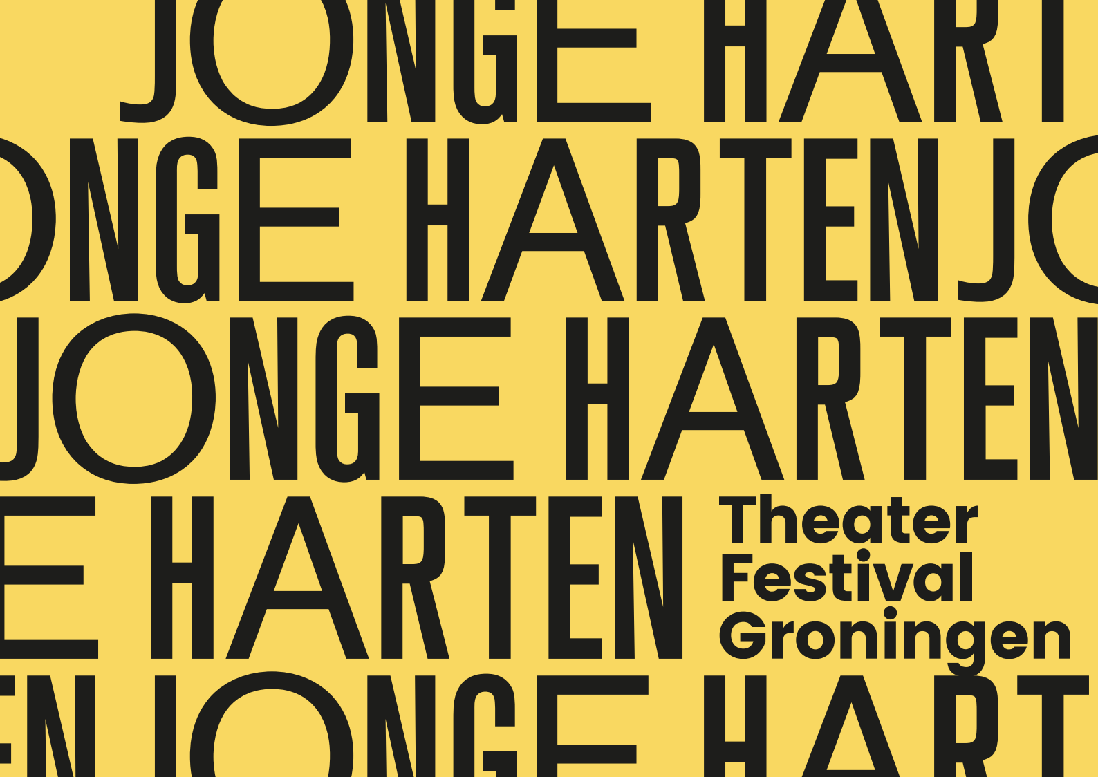 Jonge Harten Theaterfestival 19 t/m 27 november