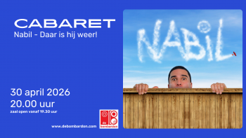Cabaretshow Daar is hij weer! van Nabil