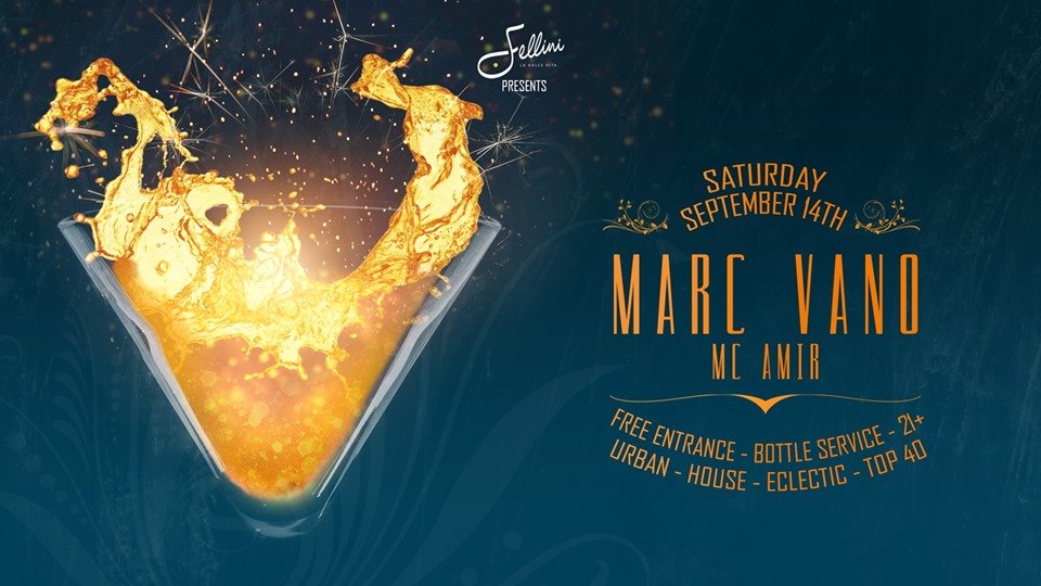 Fellini Clubnight | Marc Vano & MC Amir