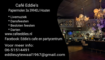 Eddies op Zondag Discoparty met DJ Alex Budding