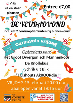Carnaval 2026 Veuraovond