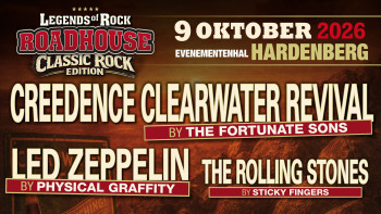 Legends of Rock ROADHOUSE - Classic Rock Edition met Creedence Clearwater Revival, Led Zeppelin en The Rolling Stones