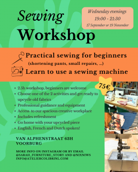 Sustainable Sewing Workshop