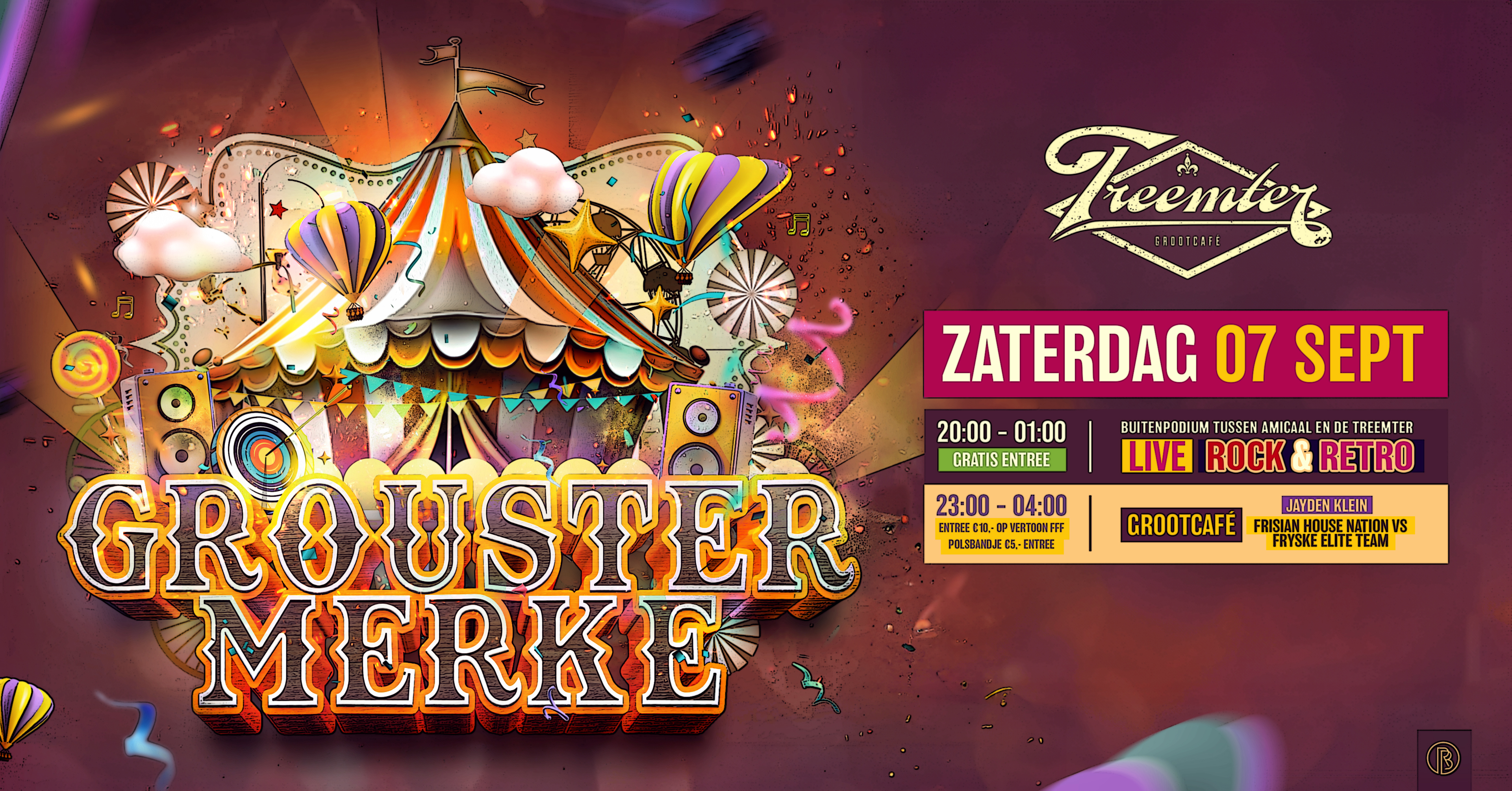 Grouster Merke || Rock & Retro || Live tussen de terrassen van Amicaal en de Treemter