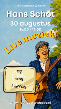 Terras Optreden Hans Schot
