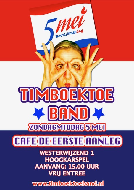 Vier je vrijheid met De Timboektoeband!