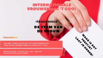 Internationale Vrouwen Dag 't Gooi 2026