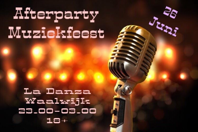 Afterparty Muziekfeest