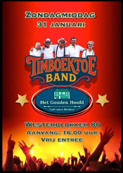 Timboektoeband LIVE in het Gouden Hoofd