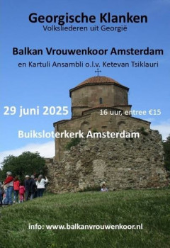 Balkan Vrouwenkoor Amsterdam zingt Georgische liederen