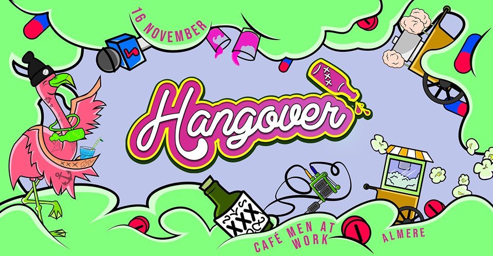 Hangover Invites: Wasserette SS