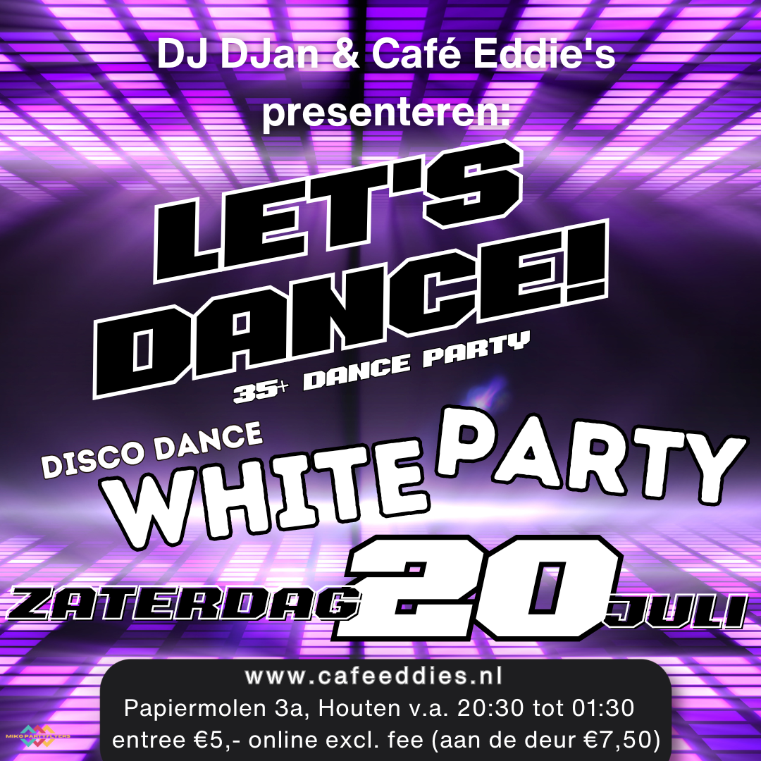 Let's Dance! Disco Dance White Party