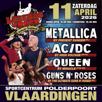 LEGENDS of ROCK Tribute Festival met Metallica, AC/DC, Queen en Guns N' Roses