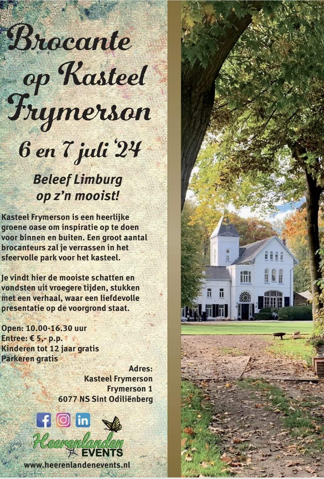 Brocante en Landelijk op Kasteel Frymerson