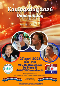 Dansmiddag Koningsdag 2026